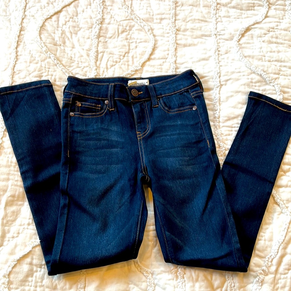 Dark Wash Skinny Stretch Jeans